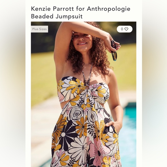 Kenzie Parrott for Anthropologie Beaded Jumpsuit - Picture 2 of 10